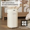 MRBIN Metal Motion Sensor Adsorption Diaper Pail Refills with Lid,