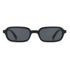JCTAIFOO Retro Small Rectangular Sunglasses for Men and Women, Vintage