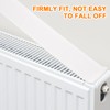 MOKIDO Heizkörper-Staubschutz, Heizung Abdeckung, Heizkörper Abdeckung, Heizungsabdeckung, Dekorativer Staubschutz, Heizkörperabdeckung