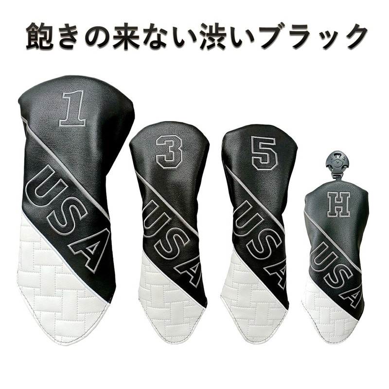 Golf Headcover Driver Cover Wood Cover Utility UT Cover Single