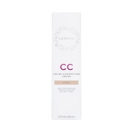 Lumene Color Correcting CC Cream - Lightweight Foundation - Medium Coverage - Redness Reducing Face Makeup for a Glowing Complexion - Vegan Formula + Suitable for All Skin Types - Light (1 fl oz)