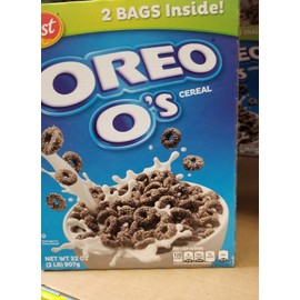 POST OREO O'S CEREAL (32 oz., TWO SEALED BAGS)