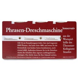 MeterMorphosen MET00762 Kartenspiel Phrasen-Dreschmaschine, White