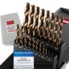WELIQU Precision Drill Bit Set Made of HSS-E M35 Cobalt