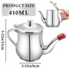 DOERDO Stainless Steel Oil Strainer Pot with Fine Mesh Strainer,