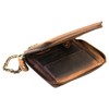MDM Men's Biker Leather Wallet with Chain, Vintage, RFID Protection,