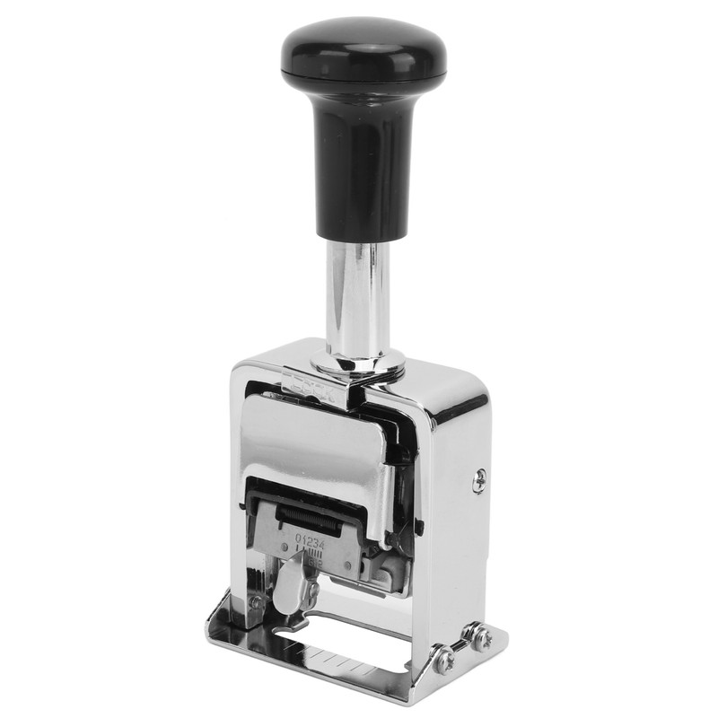 Number Stamp Zinc Alloy Shell Automatic Jump Number Self Inking