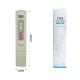 TDS Meter Digital Water Tester - TDS Meter with LCD Display, Water Tester for 0-9990 PPM, 2% Accuracy, Portable Water Quality Meter for Drinking Water, Aquarium, Swimming Pools, Hydroponics, and More