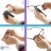 GMS Optical Ultra-Thin Quality Adhesive Halfmoon Felt Nose Pads -