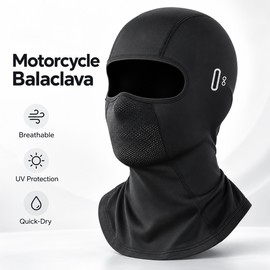 Motorcycle Balaclava Face Mask for Riding – Breathable, Quick-Drying Full Face Cover for Outdoor Activities