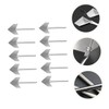 Tofficu 10pcs Corner Trowel Ergonomic Wall Repair Scraping Cutter for