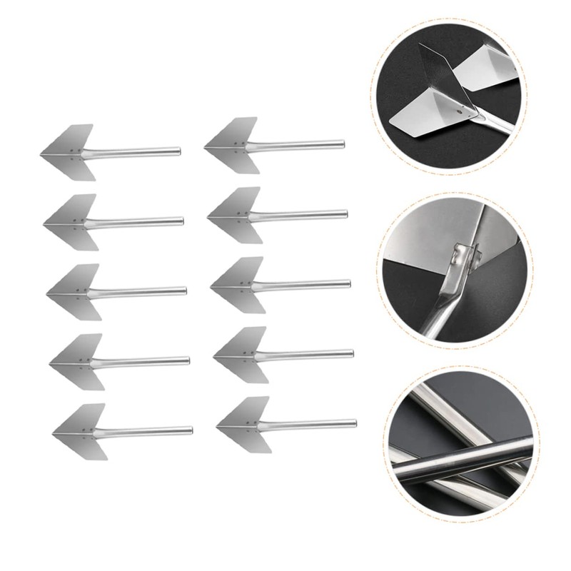 Tofficu 10pcs Corner Trowel Ergonomic Wall Repair Scraping Cutter for