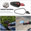 goodfitment - Motorcycle Bar End Mirror, Universal 7/8" Handle Rear