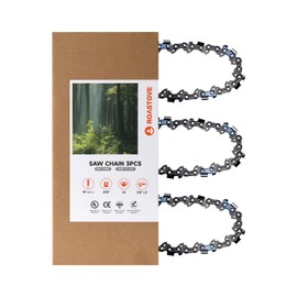 Roastove Chainsaw Chain & pole saw chain,050" Gauge, 3/8" LP pitch, 62 Drive Links, 3 PCS