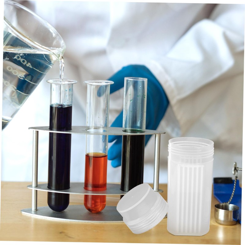 Healeved Covered Slide Staining Jar with Lid for Microscope Slides