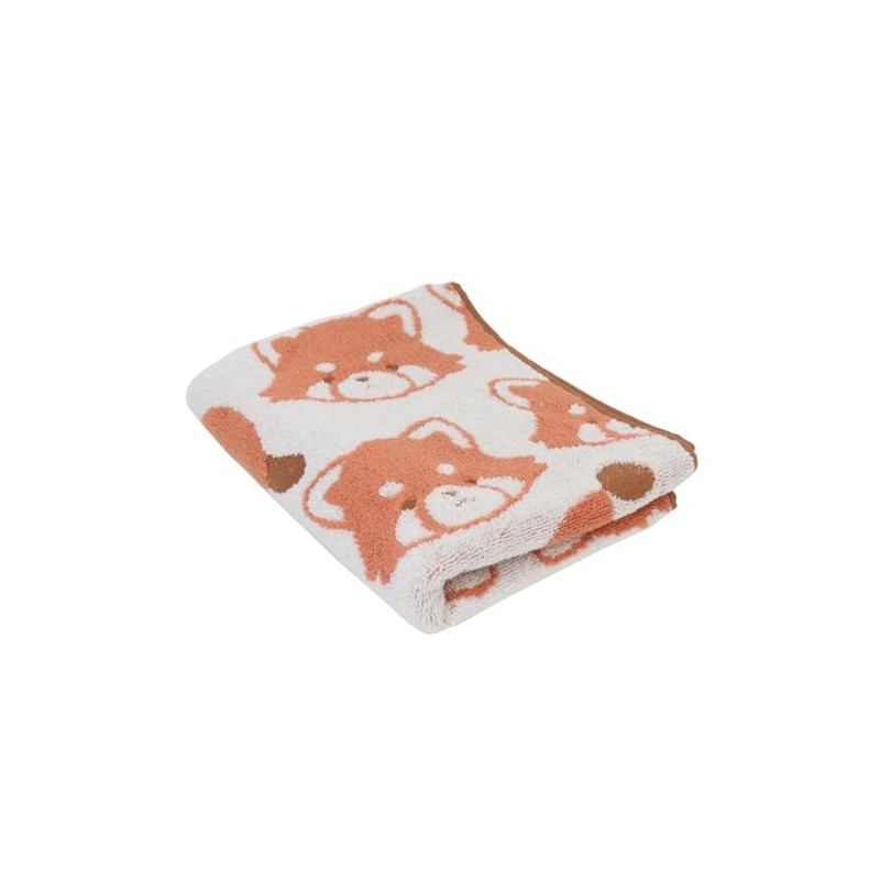 Animal Face [Face Towel] Jacquard Long Towel/Red Panda