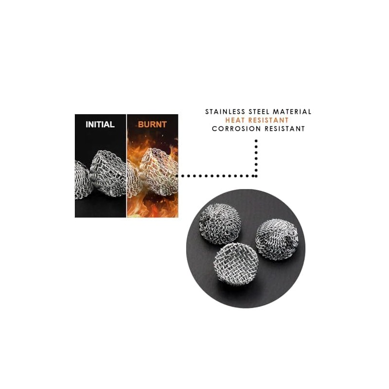Fenny's Creations 13mm Pipe Screens Ball Shape Concave Bowl Gauzes