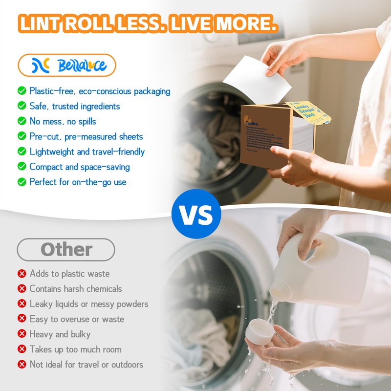 Laundry Detergent Sheets - Laundry Sheets, 400 Loads, Eco-Friendly, Plastic-Free,