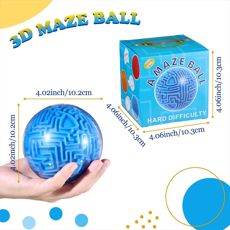 Sratte Maze Ball 3D Maze Game Puzzle Toy Gifts Gravity