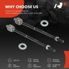 A-Premium 2 x Front Inner Tie Rod Ends, Compatible with