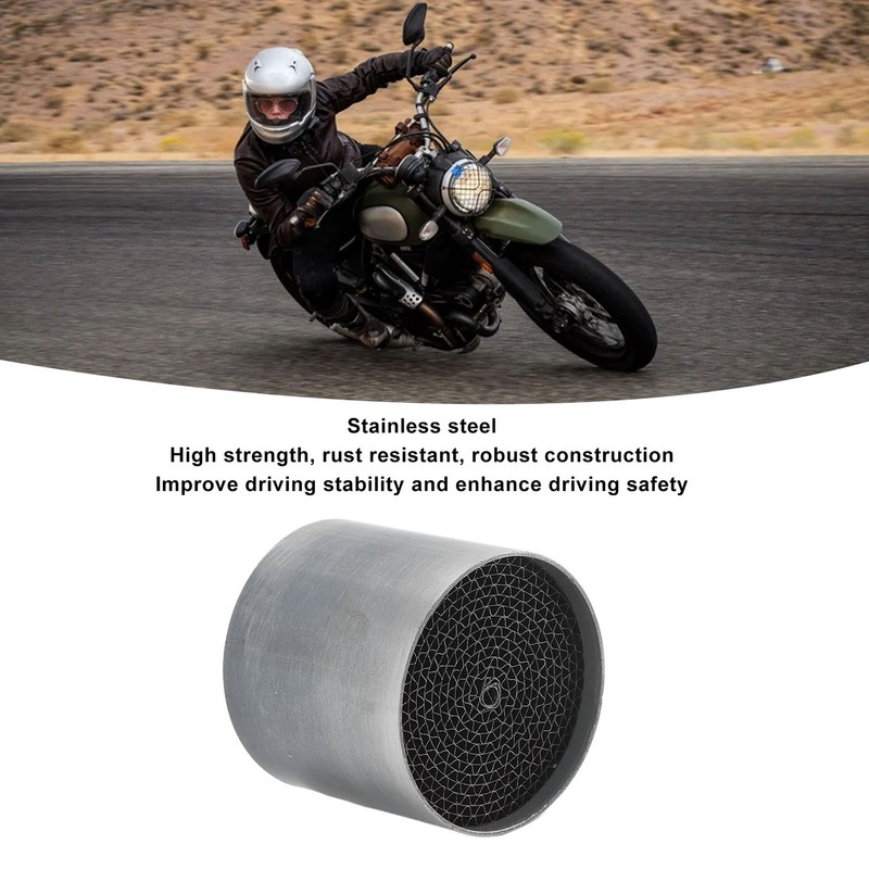 Motorcycle Exhaust Pipe Catalyst Stainless Steel Front Middle Exhaust Muffler