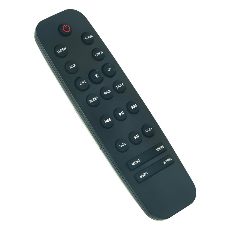 NK12 Replacement Remote Compatible with Nakamichi Pro 2016 soundbar