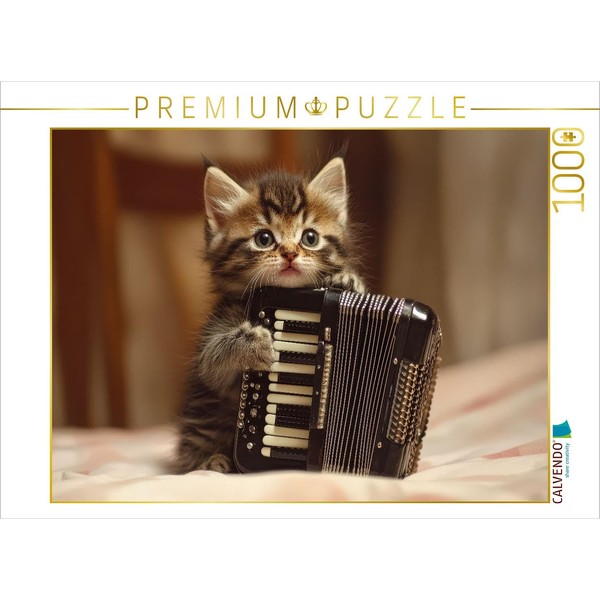 CALVENDO Puzzle Harmonica Kittens | 1000 Pieces Size 25" x