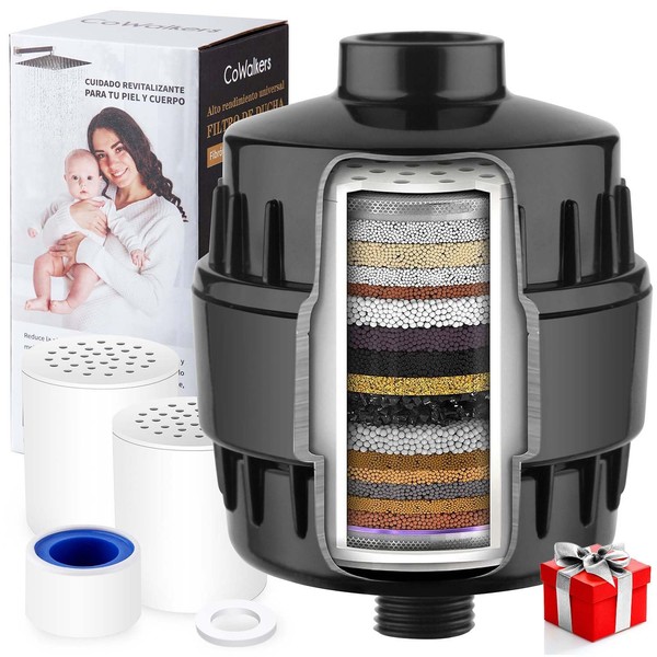 Filtro de Ducha para Baño - Sistema de 20 Etapas