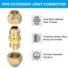 PATIKIL Pipe Extension Joint Connector, 2pcs Free Welding AC Copper
