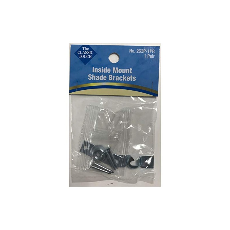 Friedland Silver Inside Mount Roller Shade Bracket