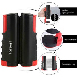 Table Tennis Net Table Tennis Set with Net Table Tennis Set Children's Table Tennis Bat Set with Net Extendable Table Tennis Nets, 6 Ping Pong Balls, 1 x Mesh Bag, Portable Table Tennis Sets Game