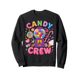 Candy Crew Candy Land Decorations Sweetie Candy Squad Funny Sweatshirt