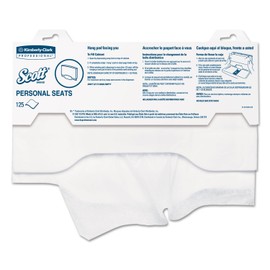 Scott Personal Seats Toilet Seat Cover 125 per Pack 07410