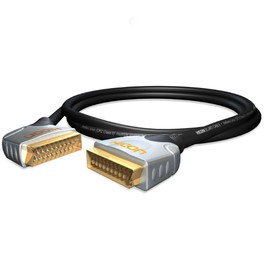 HICON Ambience HIA-SASC-0300 Scart Cable 3 m Angled 45° Plug 300 cm
