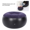 01 Inflatable Flocking Chair, Foldable Indoor Outdoor Round Portable Inflatable