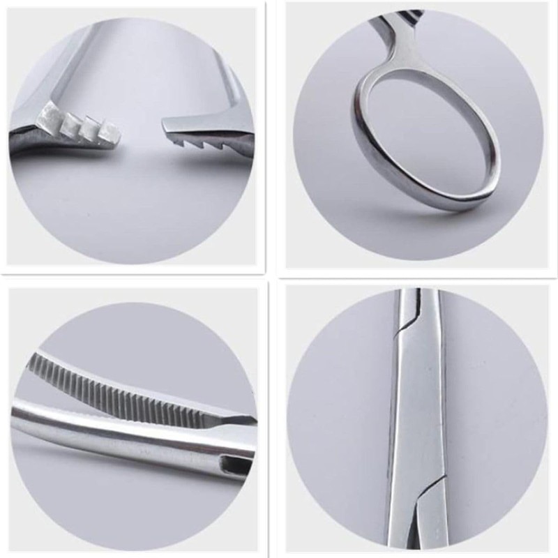 HighFitt AZN Fishing Forceps Dog Hemostat Forceps Scissors Ear Hairs