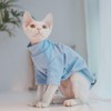 Sphynx Cats Warm Fleece Shirt Cat Turtleneck Undershirt Thermal Hairless
