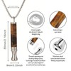 Breathing Necklace with Resistance, Flavoured Air Breathe Necklace Wooden Breathlace