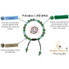Motivational Bracelet for Women Men Manifestation - Pyrite Angelite Green