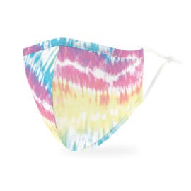 Weddingstar 3-Ply Adult Washable Cloth Face Mask Reusable and Adjustable with Filter Pocket - Tie Dye