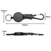 A-CRAFT Reel Keychain, Extends to 23.6 inches (60 cm), Key
