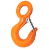 High Viz Orange Eye Hoist Lifting Hook Alloy Steel with