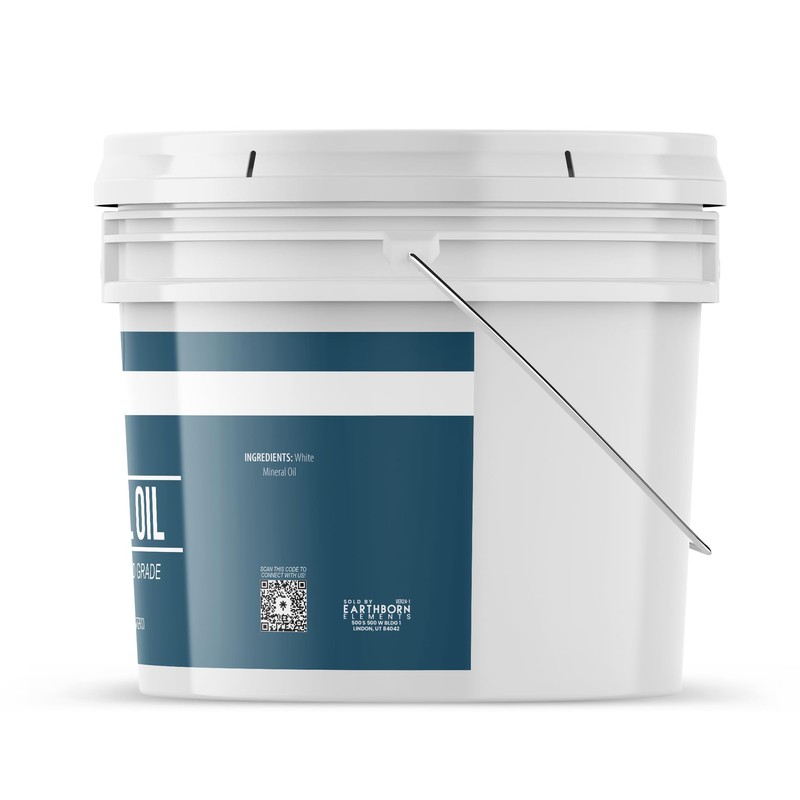 Earthborn Elements Mineral Oil (1 Gallon), For Cutting Boards, Wooden