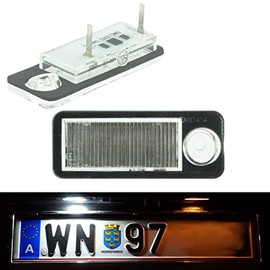 Do. LED A6W LED License Plate Light for A6C54B Avant ESTATE WITH E-MARK Xenon Optic