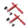 2PCS Bench Dogs Clamp 19mm Red Color Adjustable MFT Table
