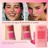 Rubor En Barra Tacto Suave Maquillaje Multiusos Intenso Pink Bubble