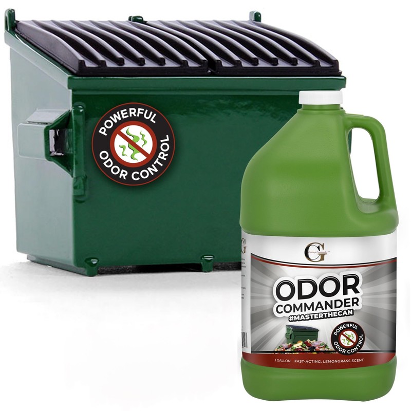Garbage Commander Odor Commander, Odor Control Spray Bottle, 1 Gallon