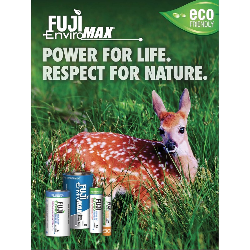 Fuji Enviromax 3200BP2 EnviroMax C Extra Heavy-Duty Batteries, 2 pk,