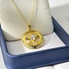 OPVICAM Compass Necklace for Women, Wife Birthday Gift Ideas -