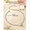 PROSILVER Ankle Bracelets for Women S925 Sterling Silver Anklets for